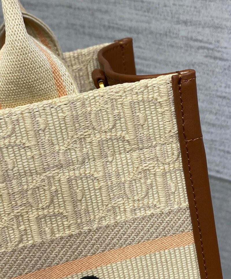 Christian Dior Small Dior Book Tote Apricot